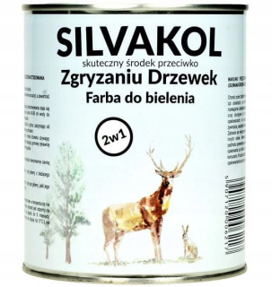 Ochranný náter Silvakol Asplant proti obhrýzaniu stromov, 0,8 l